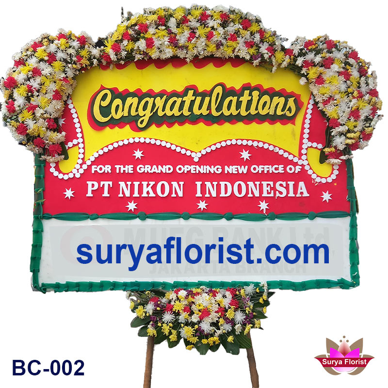 Karangan Bunga Congratulation Grand Opening New Office (BC-002)