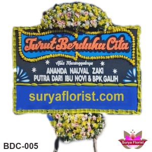 Karangan Bunga Duka Cita dari Ocean Sky Line (BDC-005)
