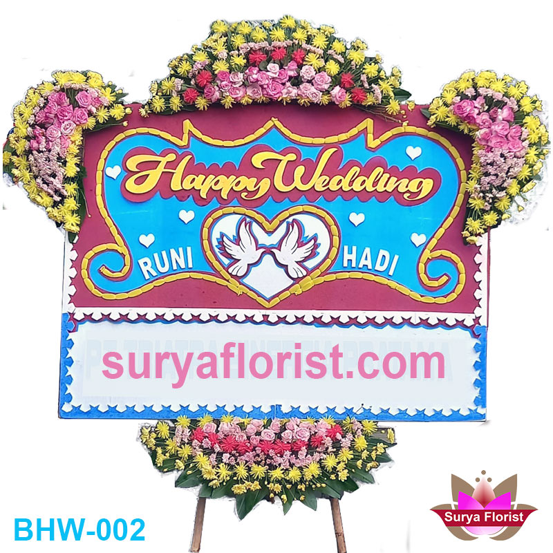 Toko Karangan Bunga Pernikahan di Bekasi Timur (BHW-002)