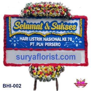 Bunga HUT Instansi-Hari Listrik Nasional – (BHI-002)