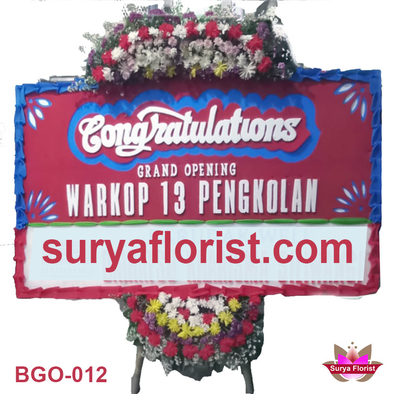 Toko Bunga Bekasi Sediakan Rangkaian dan Papan Bunga (BGO-012)