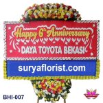 Karangan Bunga HUT Daya Toyota Bekasi | Surya Florist Online (BHI-007)
