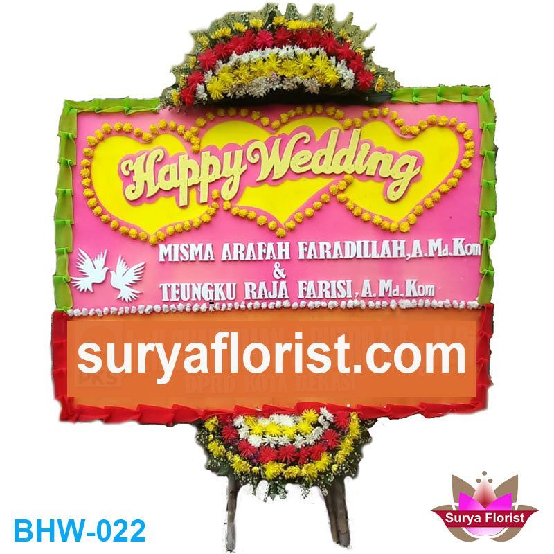 Karangan Bunga Pernikahan Bekasi (BHW-022)