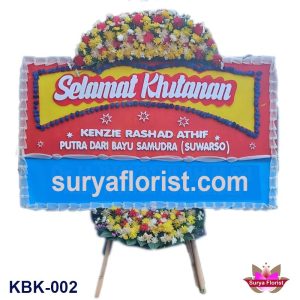 Surya Florist Bekasi menyediakan bunga ucapan selamat walimatul khitan (KBK-002)