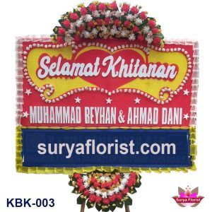 Toko Karangan bunga Online di Kota Bekasi yang jual untuk ucapan Walimatul Khitan (KBK-003)