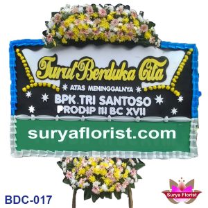 Karangan Bunga Duka Cita Belakang Mall Pakuwon Bekasi (BDC-017)