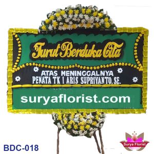 Karangan Bunga Duka Cita Penata TK 1 | Call 0898-8342-110 (BDC-018)