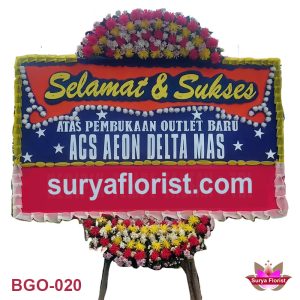 Tersedia di Toko Karangan Bunga Noer Ali Kalimalang (BGO-020)