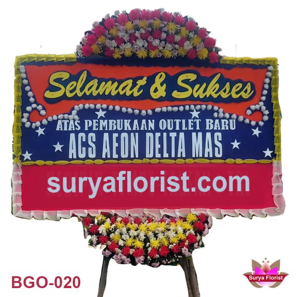 Tersedia di Toko Karangan Bunga Noer Ali Kalimalang (BGO-020)