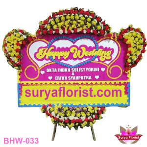 Karangan Bunga Indah Untuk Pernikahan Di Kota Bekasi (BHW-033)