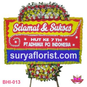 Contoh Karangan Bunga HUT ke 7 PT Adhimix PCI Indonesia