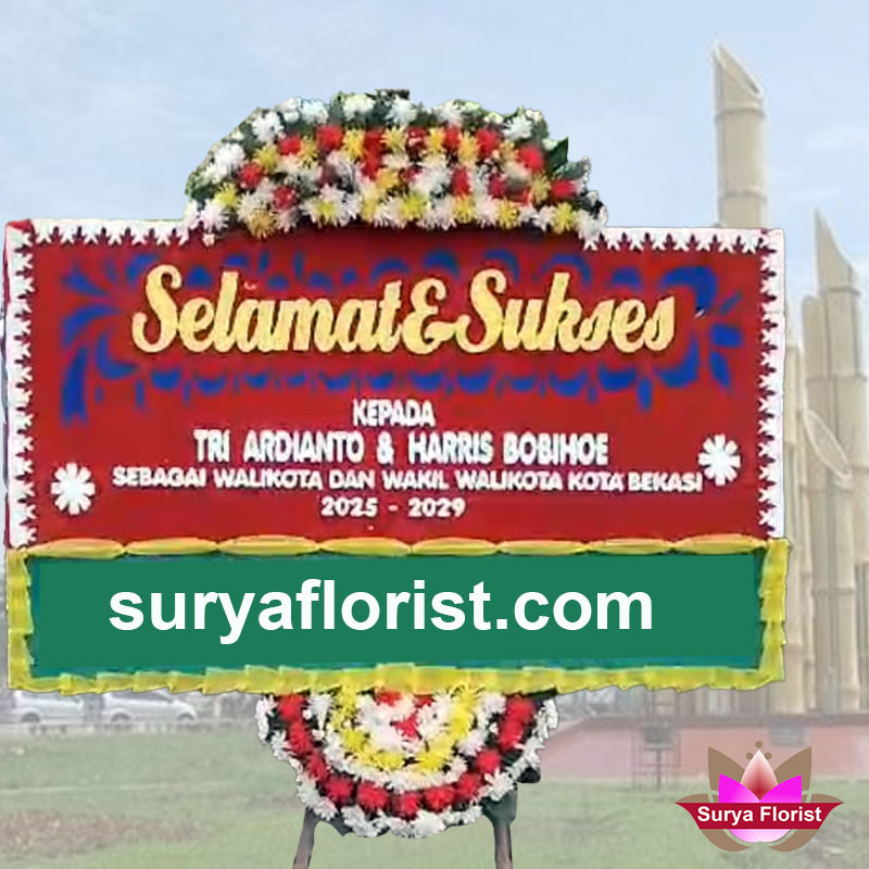 Contoh Bunga Pelantikan Walikota Bekasi 2025 s/d 2029