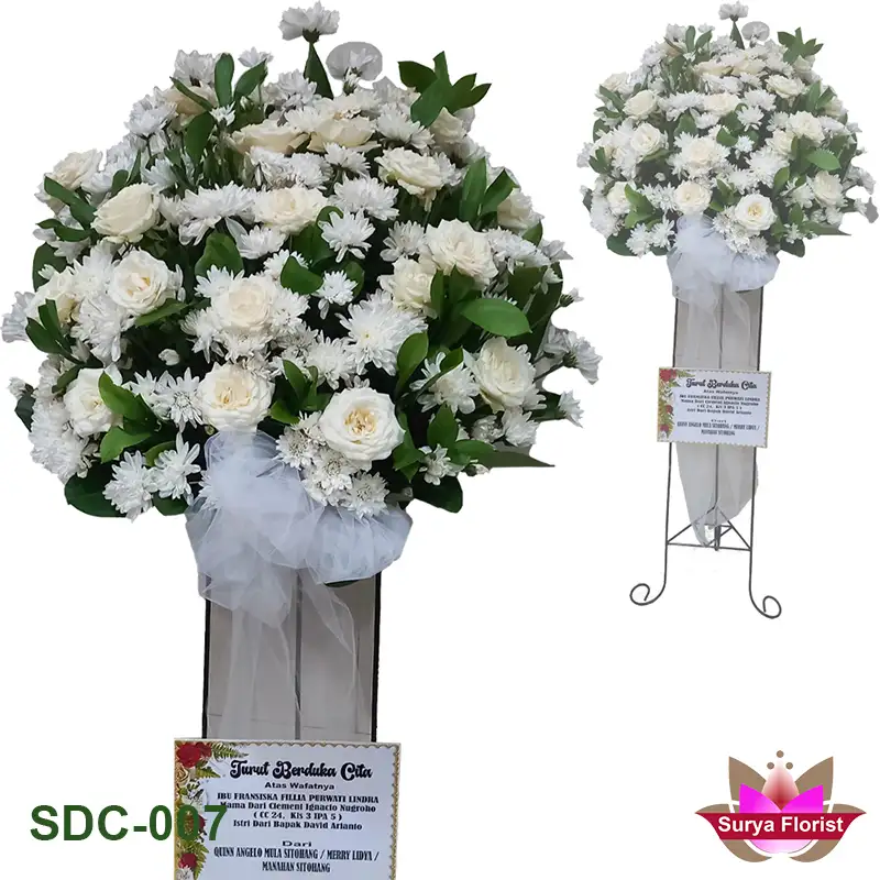 Bunga standing duka cita disediakan untuk Kota Bogor SDC-007