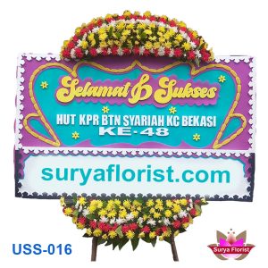 Karangan Bunga Selamat & Sukses di Kota Bekasi (USS-016)